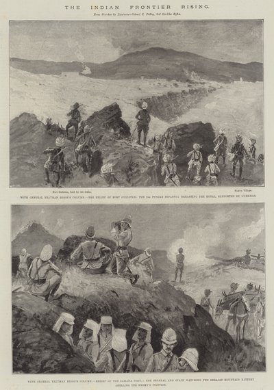 El Levantamiento en la Frontera India de Henry Charles Seppings Wright